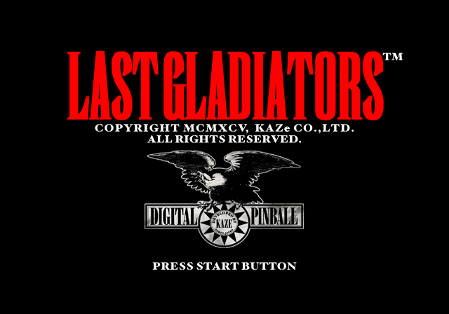 Digital Pinball: Last Gladiators screenshot 5 for Sega Saturn